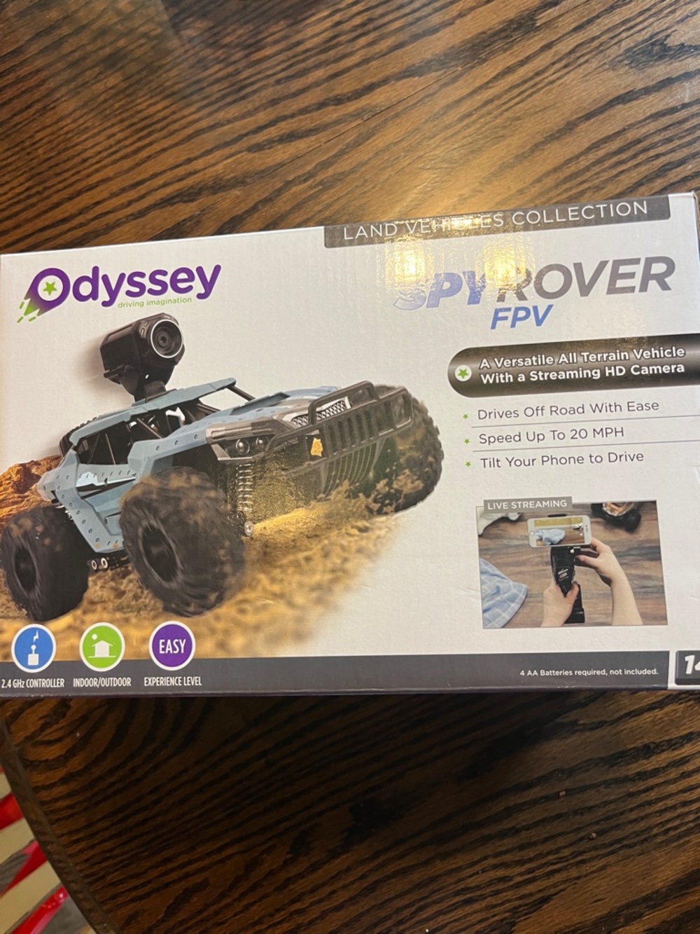 Spy Rover FPV All-Terrain RC Car - Gray